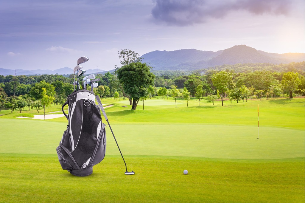 What is the easiest way to carry a golf bag?
