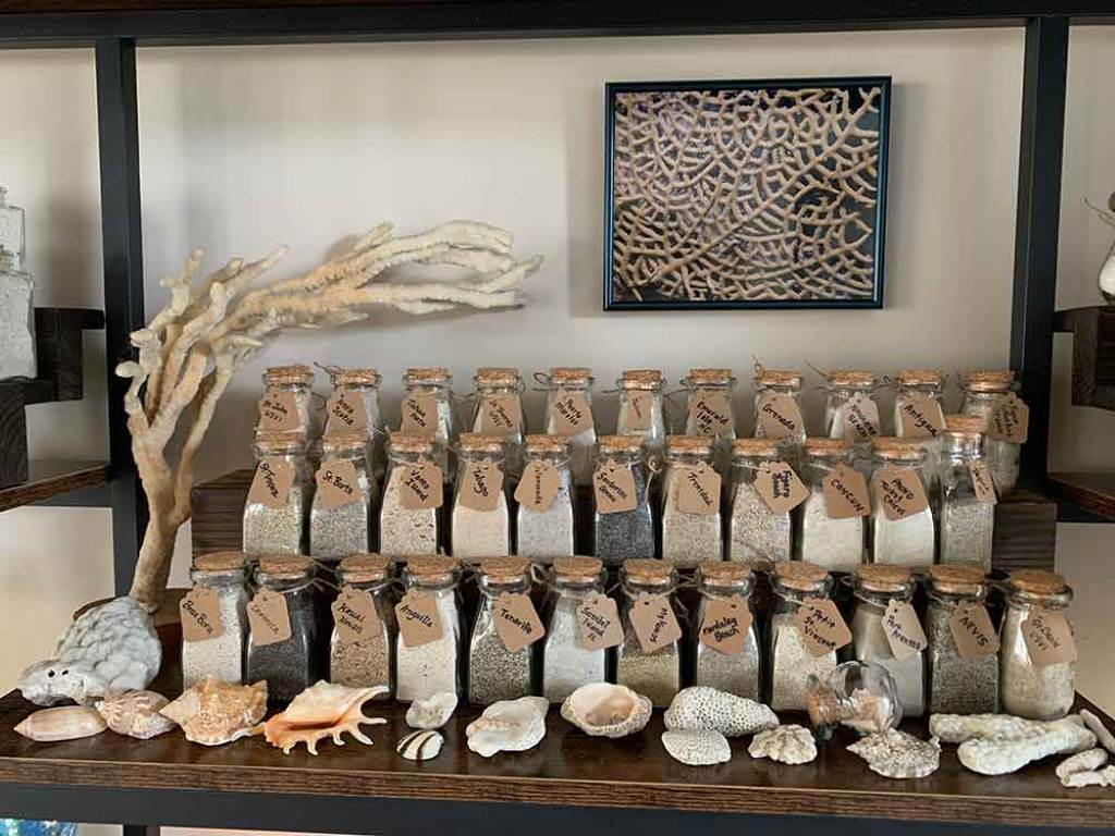 beach sand collection